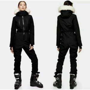 TOPSHOP SNO Water Repellent Jumpsuit Faux Fur (2)